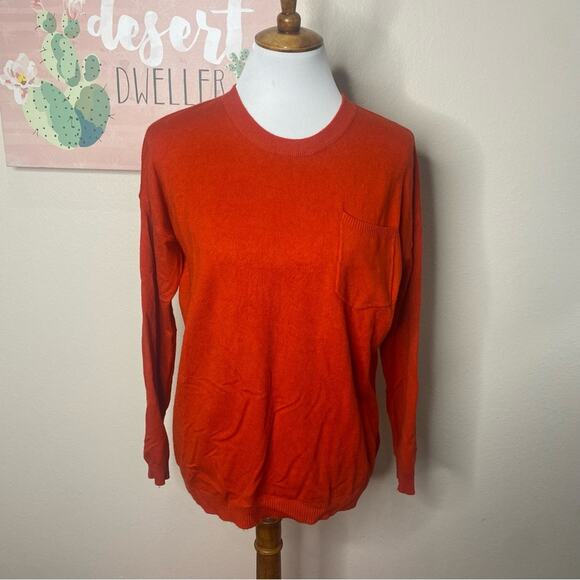 Orange Creek Red Sweater with Button Back Details - Picture 3 of 11